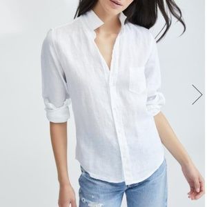 Frank & Eileen white linen Barry size M